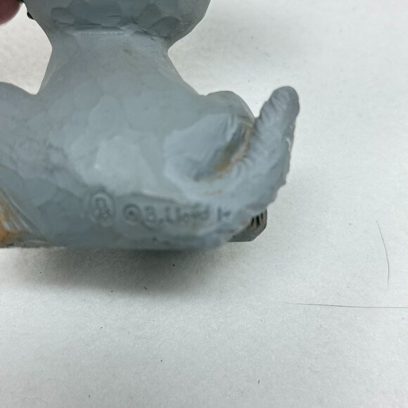 Blossom Bucket Sheepdog Dog Figurine B. Lloyd Sprocket Fluffy Puppy Decor - Picture 3 of 8